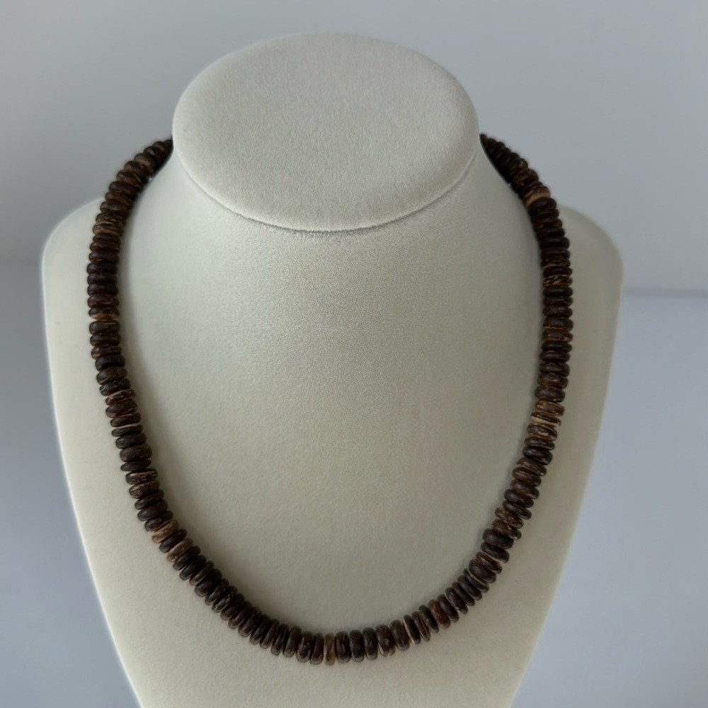 Silpada Dark Brown Bamboo Bead Necklace‎ N0833